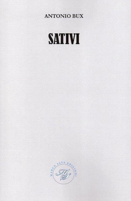 Sativi - Antonio Bux - copertina