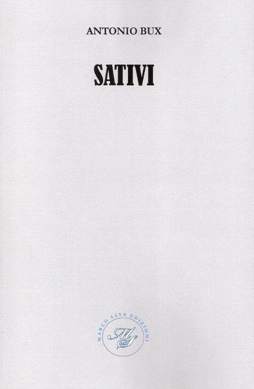 Sativi - Antonio Bux - copertina