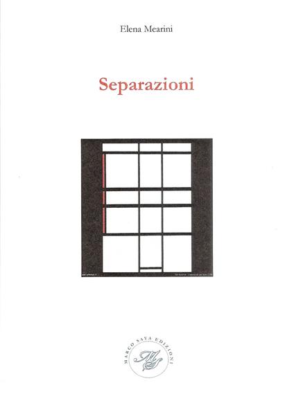 Separazioni - Elena Mearini - copertina