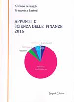Appunti di scienze delle finanze 2016