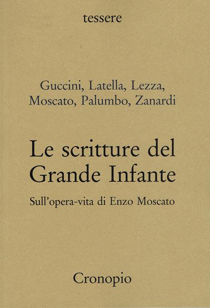 Le scritture del Grande Infante. Sull’opera-vita di Enzo Moscato - copertina