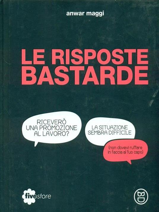 Le risposte bastarde - Anwar Maggi - copertina