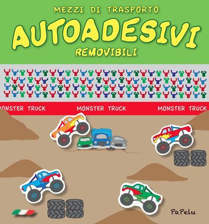 Mezzi di trasporto. Autoadesivi removibili. Ediz. illustrata - Eugenia Dolzhenkova,Luca Grigolato - copertina