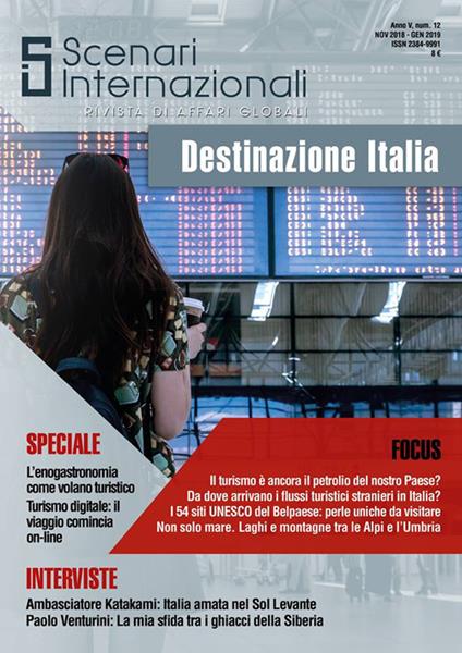 Scenari internazionali. Rivista di affari globali (2019). Vol. 12: Destinazione Italia. - copertina