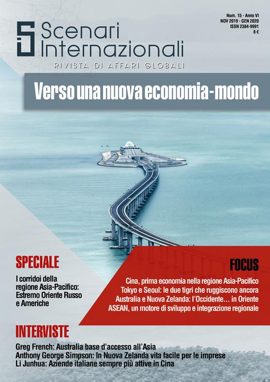 Scenari internazionali. Rivista di affari globali (2020). Vol. 15: Verso una nuova economia-mondo. - copertina