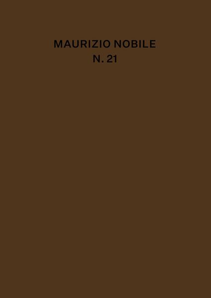 Maurizio Nobile. Ediz. italiana e francese. Vol. 21 - copertina
