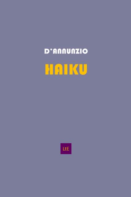 Haiku - Gabriele D'Annunzio - copertina