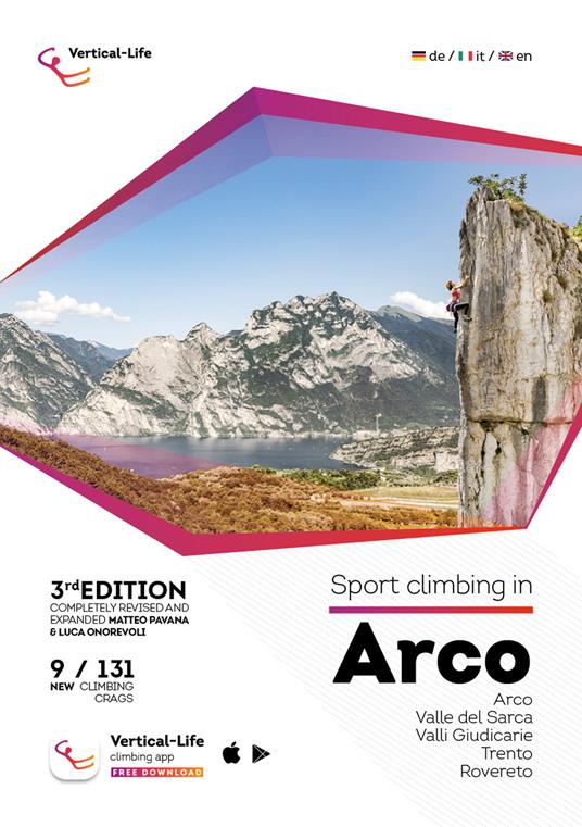 Sport climbing in Arco. Ediz. inglese, tedesca e italiana - Matteo Pavana - copertina