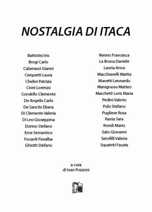 Nostalgia di Itaca - copertina