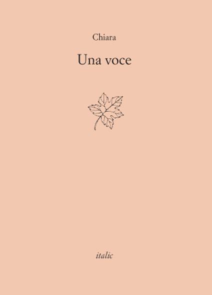 Una voce - Chiara - copertina