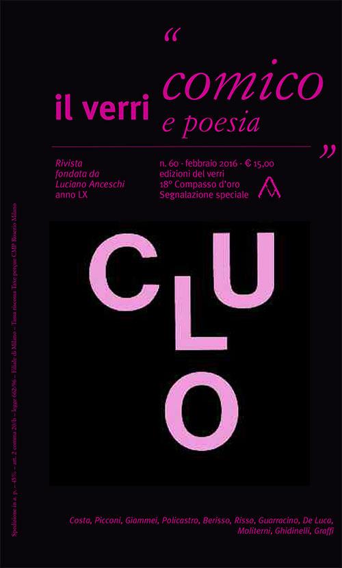 Il Verri. Vol. 60: «Comico e poesia» - copertina