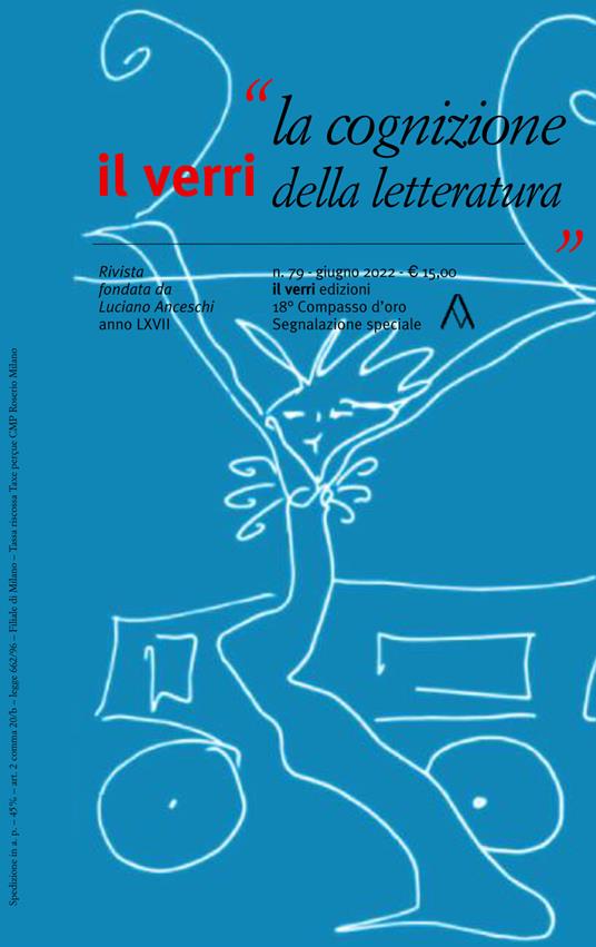 Il Verri (2022). Vol. 79: La cognizione della letteratura - copertina
