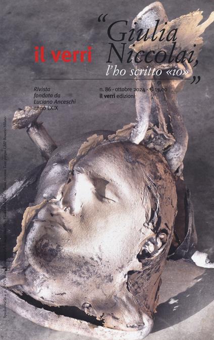 Il Verri (2024). Vol. 86: Giulia Niccolai, l'ho scritto «io» - copertina