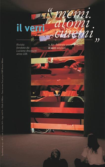 Il Verri (2025). Vol. 87: Memi atomi cinèmi - copertina