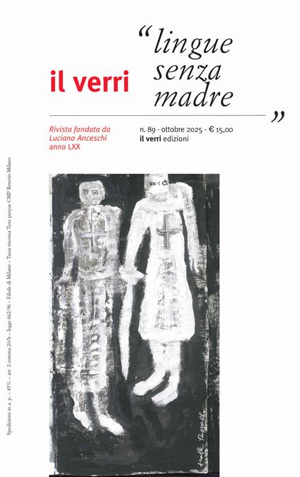 Il Verri (2025). Vol. 89: Lingue senza madre - copertina