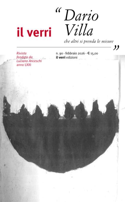 Il Verri. Vol. 90: Dario Villa, che altri si prenda le misure - copertina