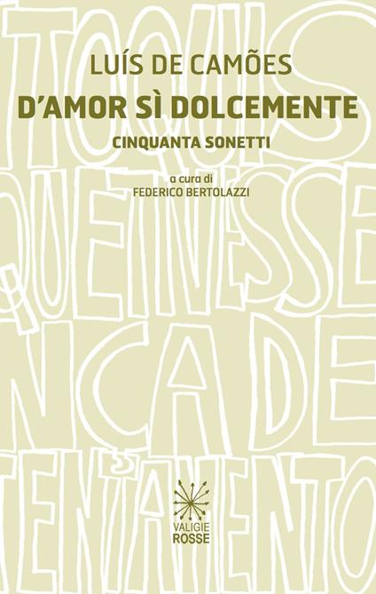 D'amor sì dolcemente. Cinquanta sonetti - Luís de Camões - copertina