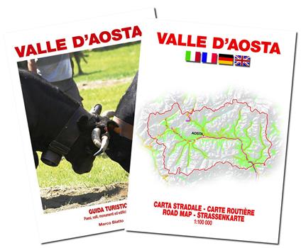 Valle d'Aosta. Guida turistica e pianta della città. Con guida turistica - Marco Blatto,Luca Zavatta - copertina