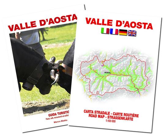 Valle d'Aosta. Guida turistica e pianta della città. Con guida turistica - Marco Blatto,Luca Zavatta - copertina