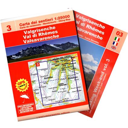Valgrisenche-Val di Rhemes-Valsavarenche. Scala 1:25.000. Ediz. multilingue. Con mappa escursionistica 1:25000 - Marco Blatto,Luca Zavatta - copertina