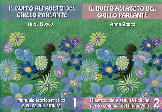 Il buffo alfabeto del grillo parlante. Manuale teorico-pratico e guida alle attività. Filastrocche e attività ludiche per lo sviluppo del linguaggio - Anna Bosco - copertina