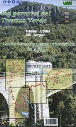 Sui percordi del trenino verde Manda-Arbatax e Isili-Sorgono. Raccolta di carte turistico-escursionistiche in 4 fogli. Scala 1:40.000