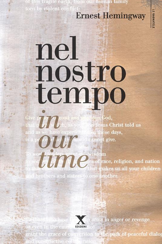 Nel nostro tempo - Ernest Hemingway - copertina