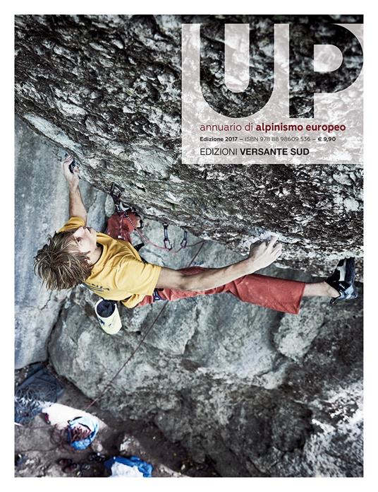Up. European climbing report 2017. Annuario di alpinismo europeo - copertina