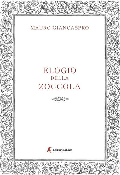 Elogio della zoccola - Mauro Giancaspro - copertina