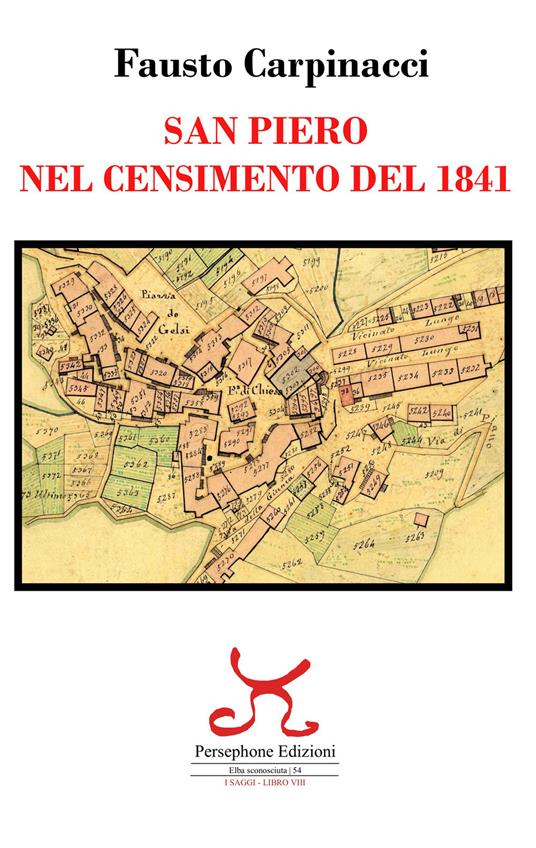 San Piero nel censimento del 1841 - Fausto Carpinacci - copertina