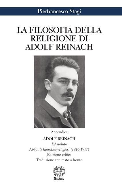 La filosofia della religione di Adolf Reinach - Pierfrancesco Stagi - copertina