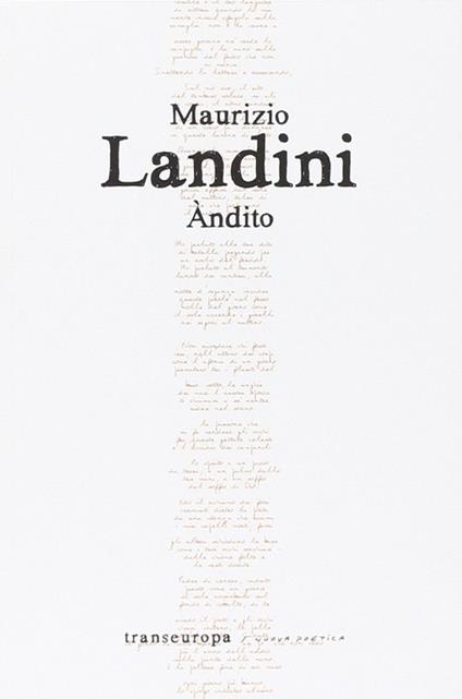 Àndito - Maurizio Landini - copertina