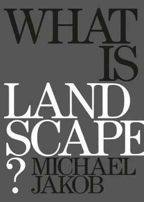 What is landscape? Ediz. illustrata - Michael Jakob - copertina