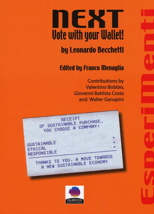 Next, vote with your wallet! - Leonardo Becchetti - copertina