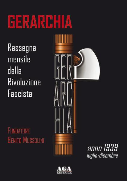 Gerarchia. Anno 1939: Luglio-Dicembre - copertina