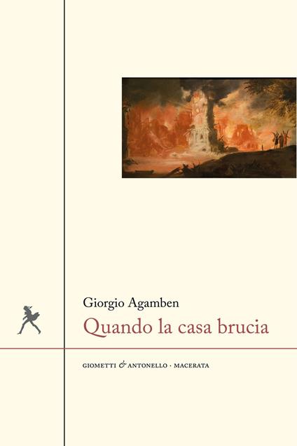 Quando la casa brucia - Giorgio Agamben - copertina