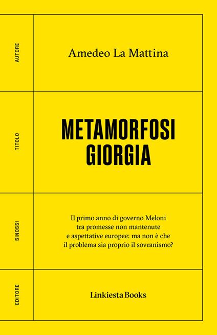 Metamorfosi Giorgia - Amedeo La Mattina - ebook