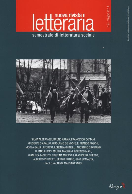 Nuova rivista letteraria (2014). Vol. 9 - copertina