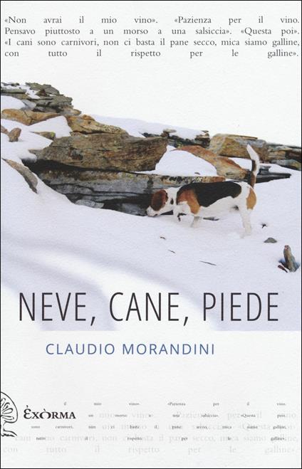 Neve, cane, piede - Claudio Morandini - copertina