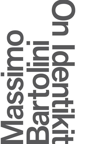 Massimo Bartolini. On Identikit. Ediz. illustrata - copertina