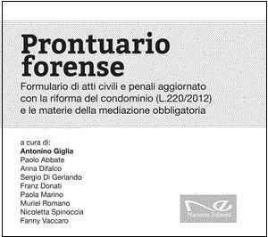 Prontuario forense - copertina