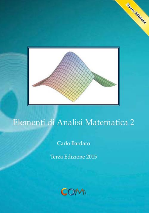 Elementi di analisi matematica 2 - Carlo Bardaro - copertina