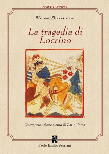 La tragedia di Locrino - William Shakespeare - copertina