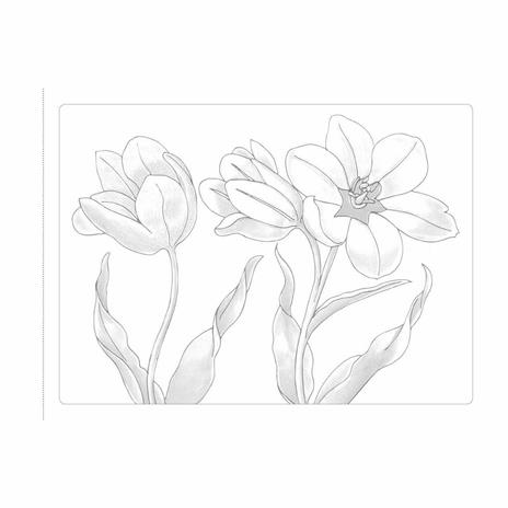 Flower Kids. Blocco da colorare - 3