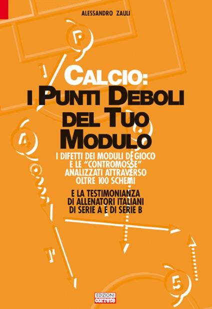 Calcio. I punti deboli del tuo modulo. I difetti dei moduli di gioco e le contromosse analizzati attraverso oltre 100 schemi e la testimonianza di allenatori... - Alessandro Zauli - copertina