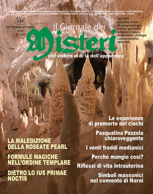 Il giornale dei misteri (2018). Vol. 539 - copertina