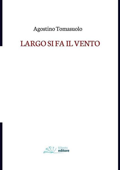 Largo si fa il vento - Agostino Tomasuolo - copertina