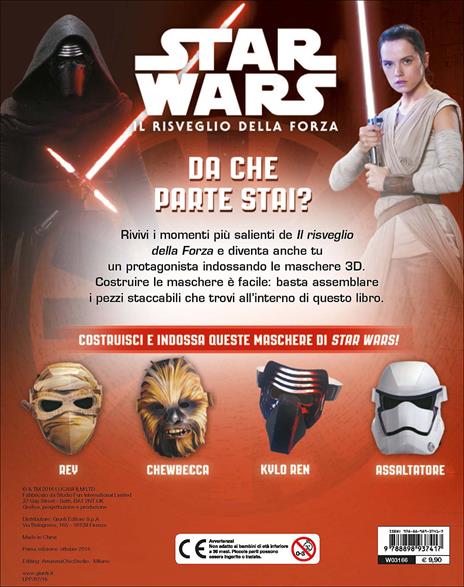 Il risveglio della forza. Maschere di carta. Star Wars. Con gadget - 2