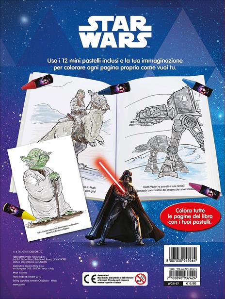 Star Wars. Libro pastello. Ediz. a colori. Con gadget - 2