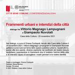 Frammenti urbani e interstizi della città. Dialogo tra Vittorio Magnago Lampugnani e Giampaolo Nuvolati. Audiolibro